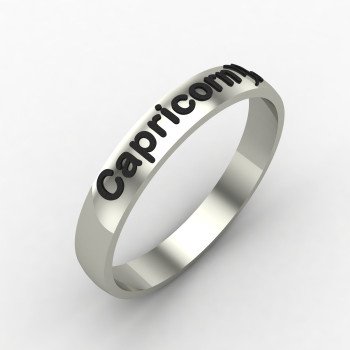 Capricorn Zodiac Sign Ring Capricorn Zodiac Sign Ring