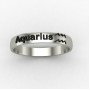 Aquarius Zodiac Sign Ring