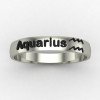 Aquarius Zodiac Sign Ring Aquarius Zodiac Sign Ring