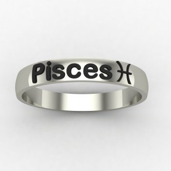 Pisces Zodiac Sign Ring