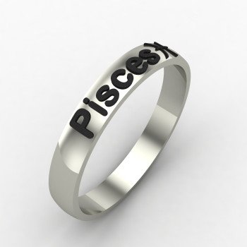 Pisces Zodiac Sign Ring Pisces Zodiac Sign Ring