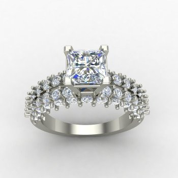 Princess Diamond Engagement Ring