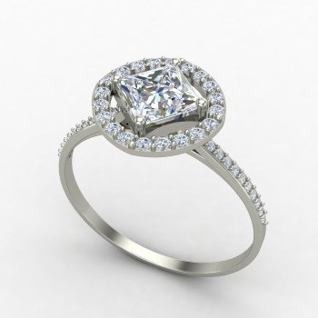 Princess Cut Solitaire Ring