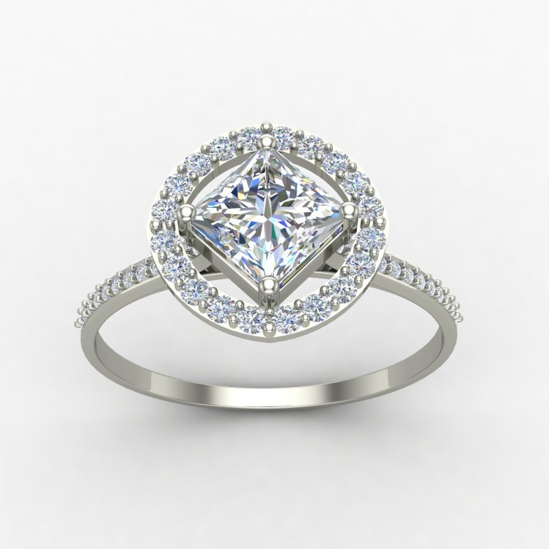 Princess Cut Solitaire Ring