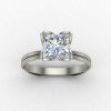 Pretty Princess Cut Solitaire Ring