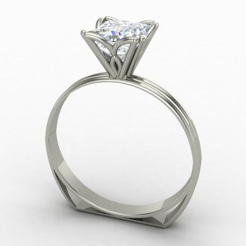 Pretty Princess Cut Solitaire Ring Pretty Princess Cut Solitaire Ring