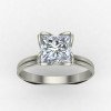 Pretty Princess Cut Solitaire Ring