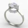 Affordable Silver Solitaire Ring