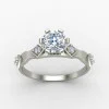 Silver Solitaire Ring for Wedding Proposal