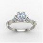 Silver Solitaire Ring for Wedding Proposal