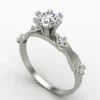 Silver Solitaire Ring for Wedding Proposal