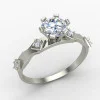 Silver Solitaire Ring for Wedding Proposal