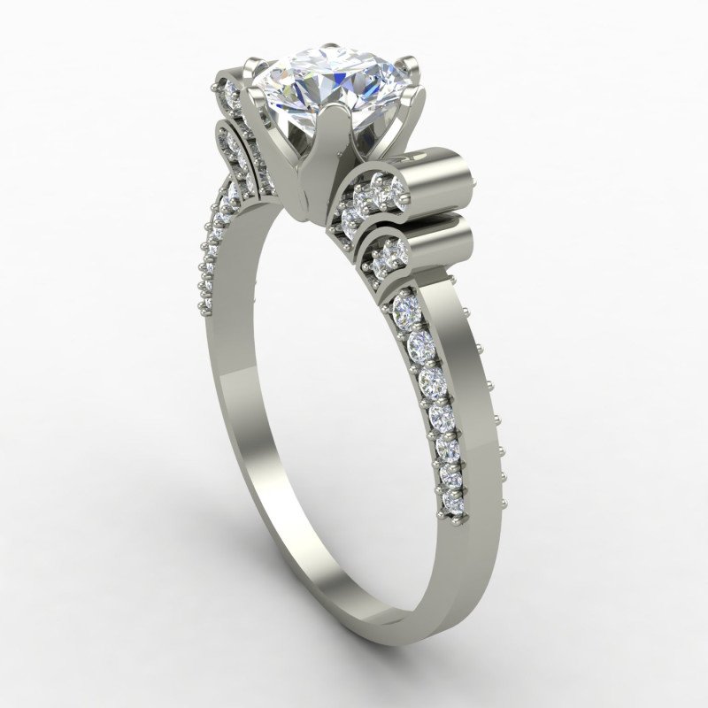 Handmade Solitaire Ring Handmade Solitaire Ring