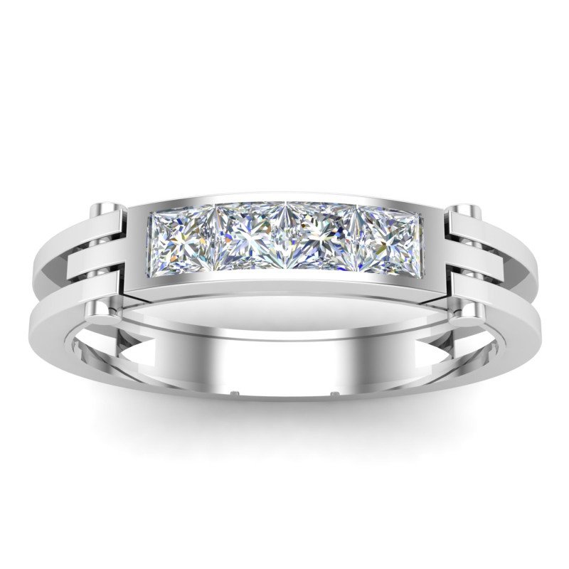 Princess Cut Band Ring Princess Cut Band Ring