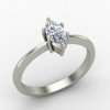 Marquise-Cut Diamond Solitaire Ring Marquise-Cut Diamond Solitaire Ring