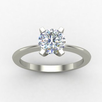 Infinity Solitaire Ring