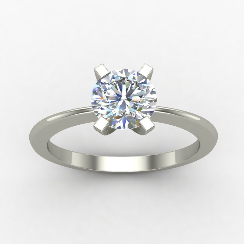 Infinity Solitaire Ring