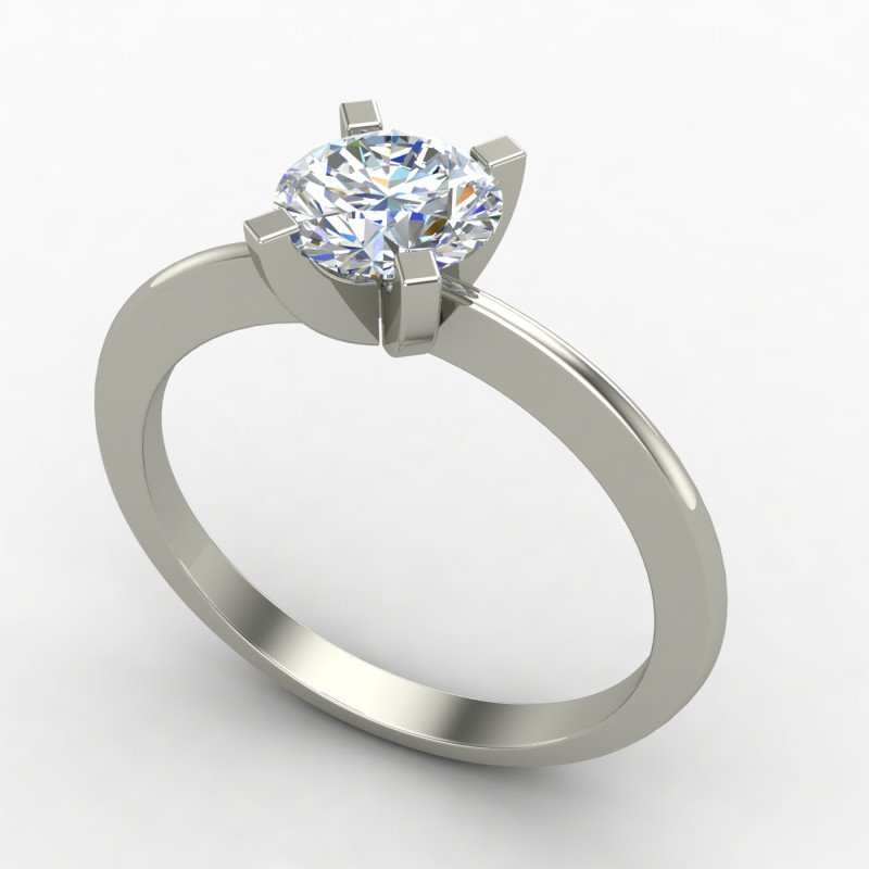 Infinity Solitaire Ring