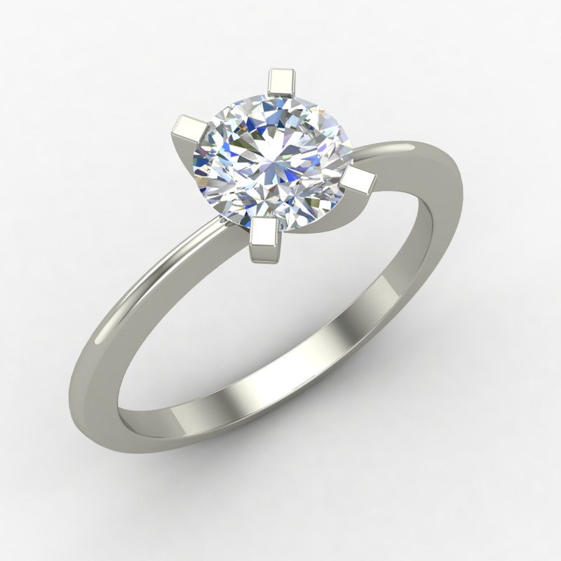 Infinity Solitaire Ring