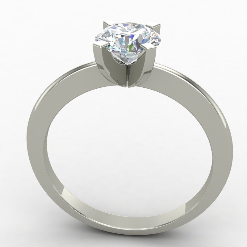 Infinity Solitaire Ring