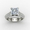 Princess-Cut Solitaire Wedding Ring