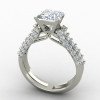 Princess-Cut Solitaire Wedding Ring