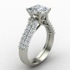 Princess-Cut Solitaire Wedding Ring
