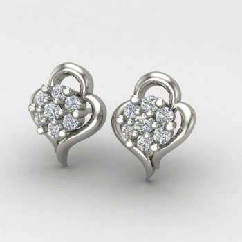 Cluster Stud Earring Cluster Stud Earring