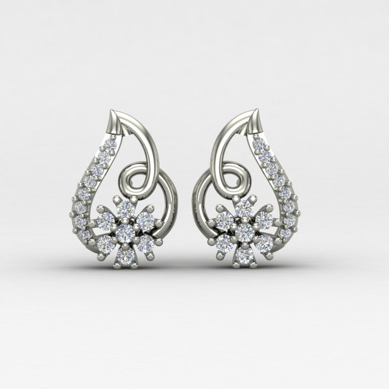 Casual Silver Earring