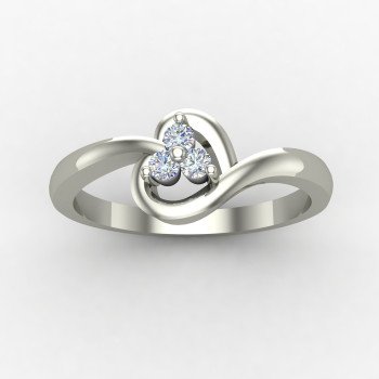 Heart Ring Silver