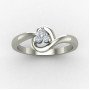 Heart Ring Silver