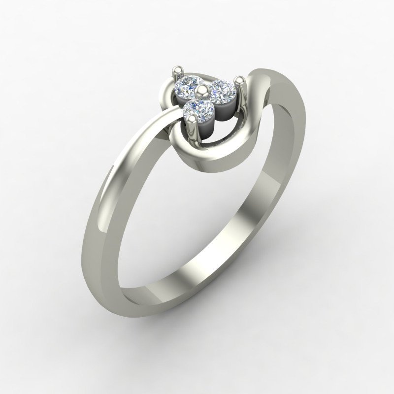 Heart Ring Silver Heart Ring Silver