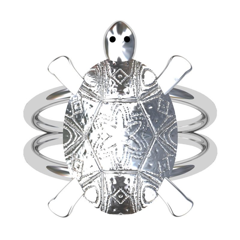Silver Tortoise Ring