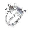 Silver Tortoise Ring