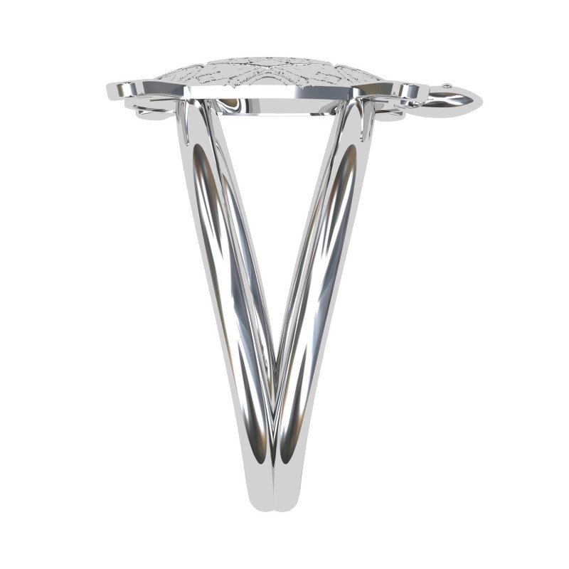 Silver Tortoise Ring