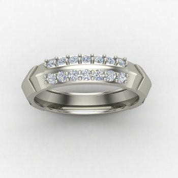 Unisex Silver Band Ring