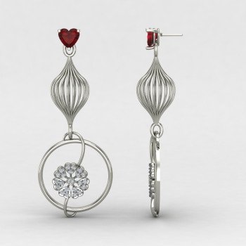 Bridal Silver Earring Bridal Silver Earring