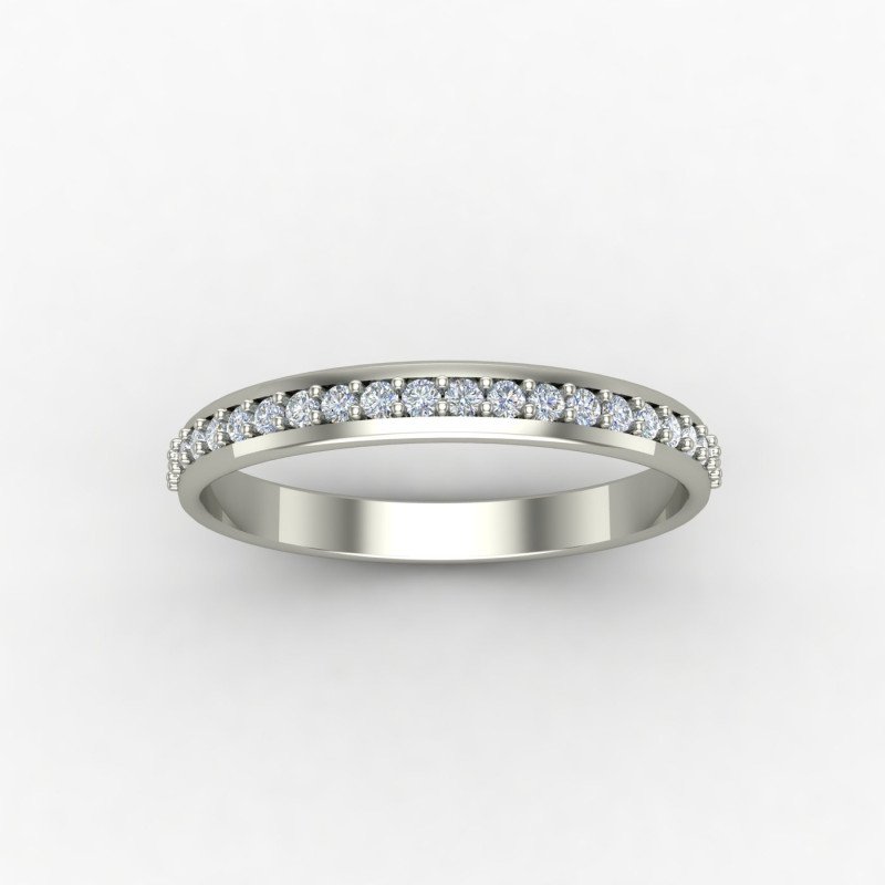 Unisex Wide Silver Band Ring