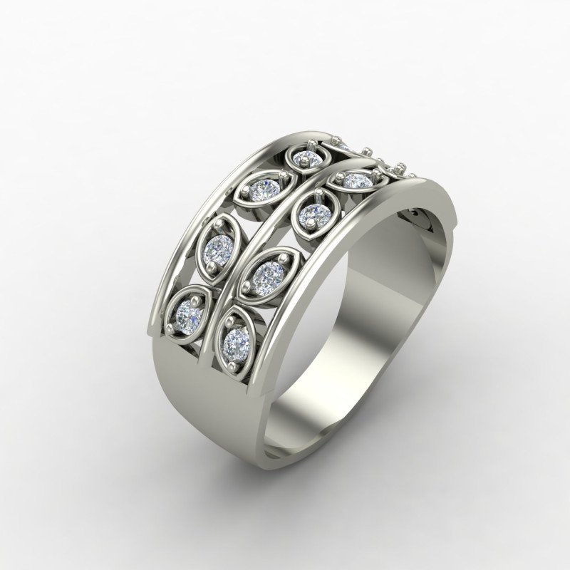 Artisan Handcrafted Silver Band Ring Artisan Handcrafted Silver Band Ring