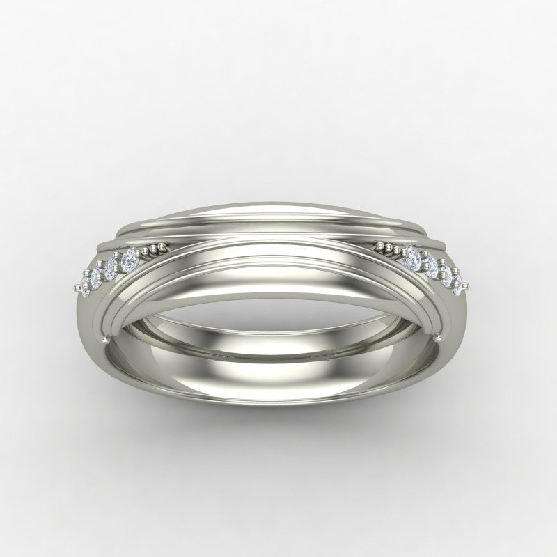 Silver Band Ring for Proposal
