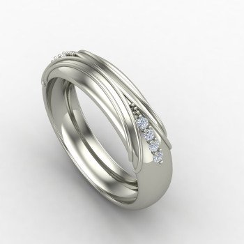 Silver Band Ring for Proposal
