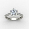 Silver Solitaire Ring with Cubic Zirconia Silver Solitaire Ring with Cubic Zirconia
