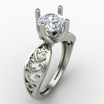 Solitaire Silver Ring Solitaire Silver Ring