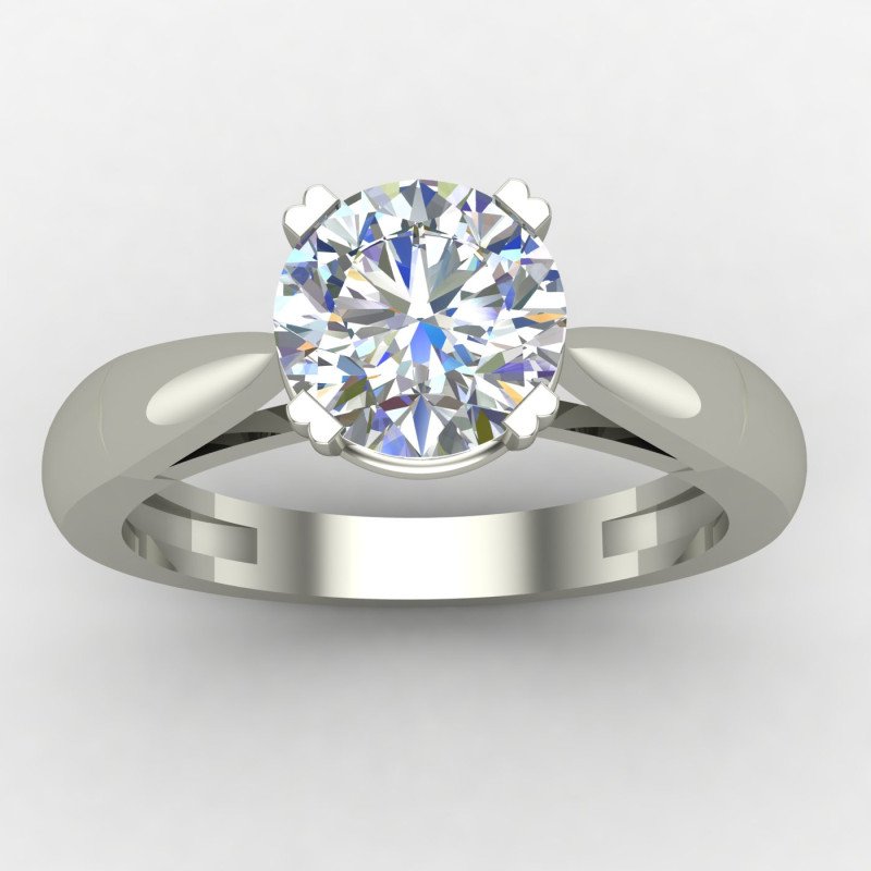 Single Solitaire Artificial Diamond Ring