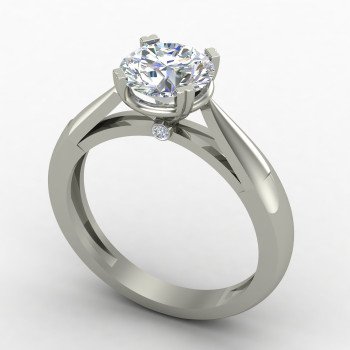Single Solitaire Artificial Diamond Ring Single Solitaire Artificial Diamond Ring
