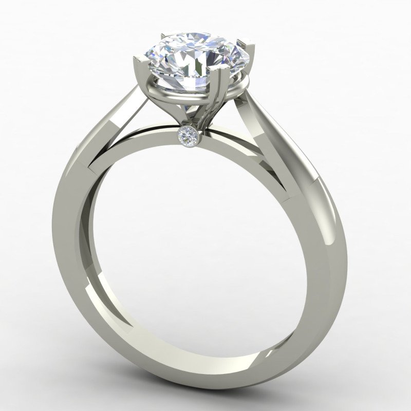 Single Solitaire Artificial Diamond Ring
