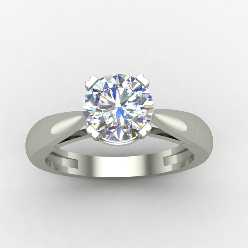 Single Solitaire Artificial Diamond Ring