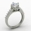 Silver Solitaire Ring