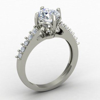 Silver Solitaire Ring Silver Solitaire Ring