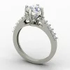 Silver Solitaire Ring